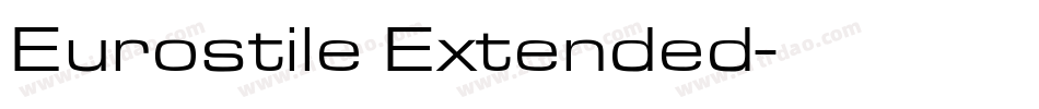 Eurostile Extended字体转换